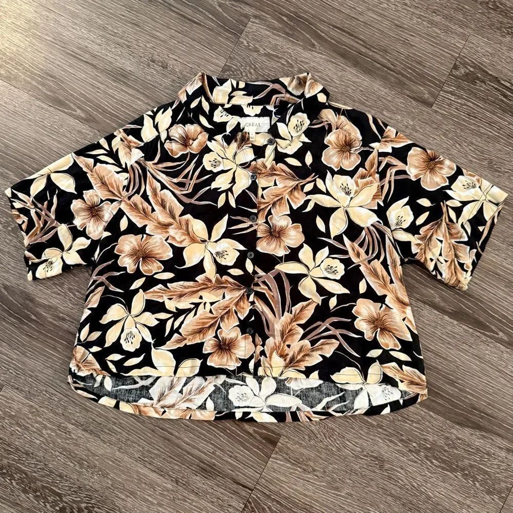 The Great The Cruise Short Sleeve Button Up